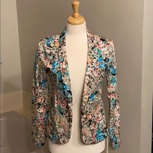 Topshop Floral Blazer